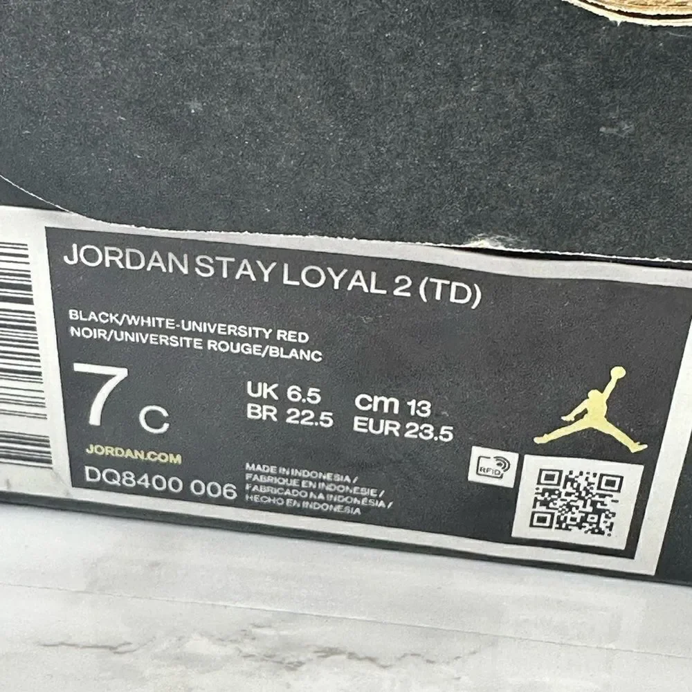 Nike Jordan Toddler Shoes Size US 7C